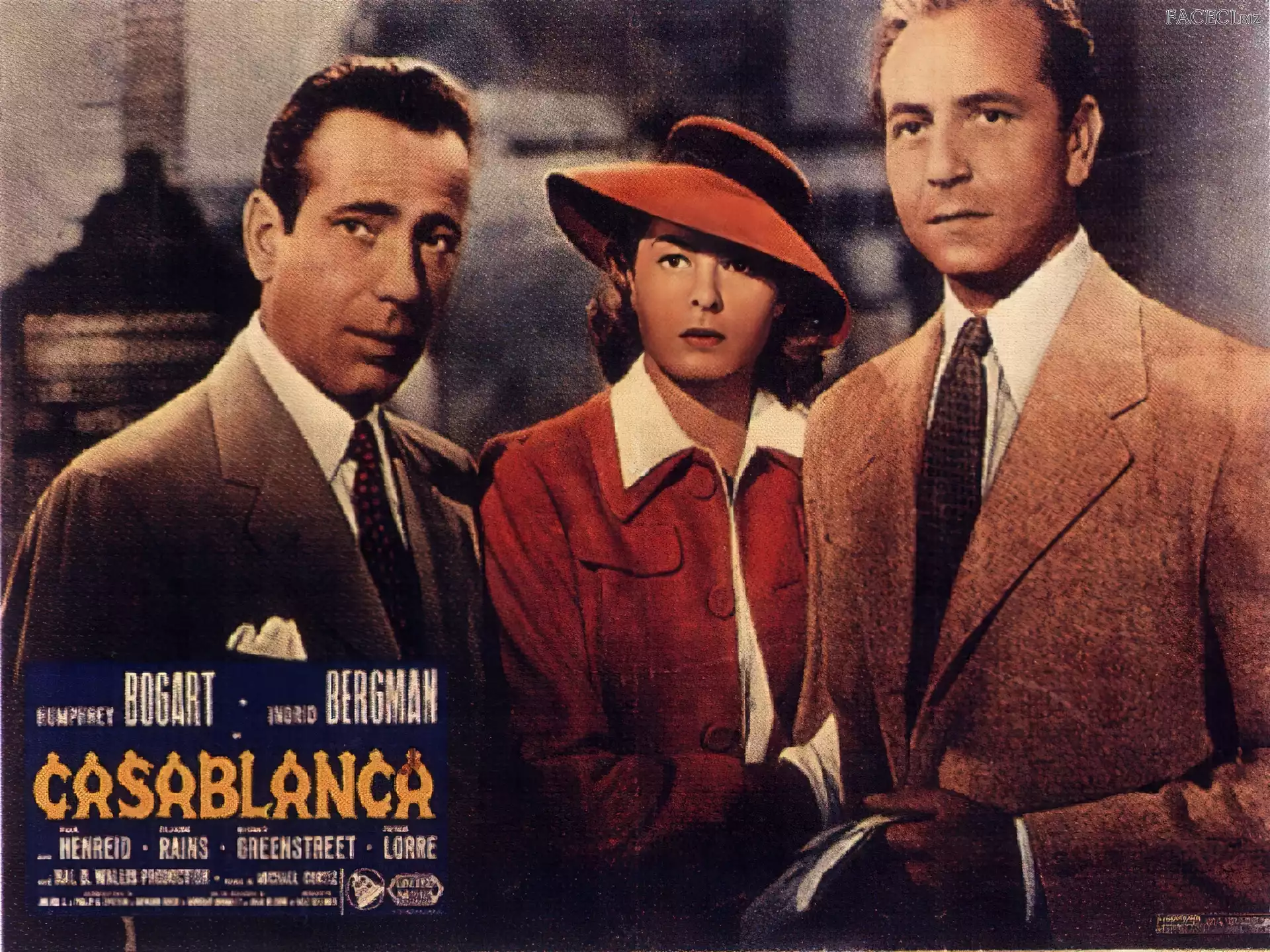 Casablanca, Paul Henreid, Humphrey Bogart, Ingrid Bergman